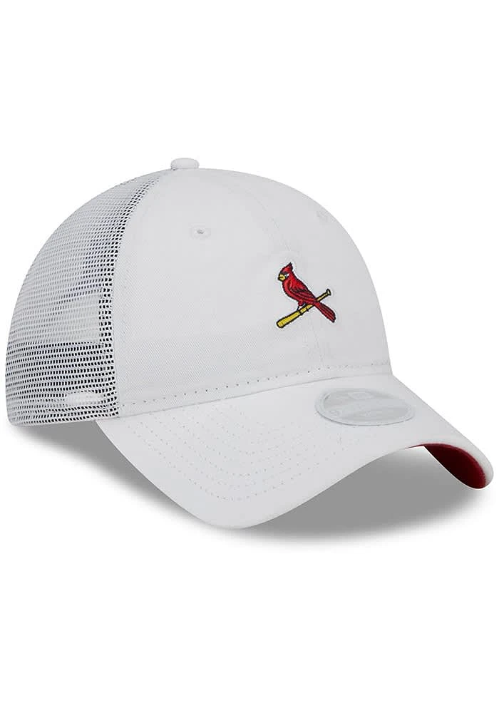 New Era St Louis Cardinals White Mini 9TWENTY Sport Womens Adjustable Hat