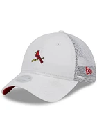 New Era St Louis Cardinals White Mini 9TWENTY Sport Womens Adjustable Hat