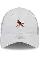 New Era St Louis Cardinals White Mini 9TWENTY Sport Womens Adjustable Hat