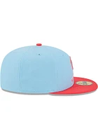 New Era St Louis Cardinals Mens Light Blue 2T Color Pack 59FIFTY Fitted Hat