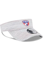 New Era FC Dallas Mens Grey Perf Adjustable Visor