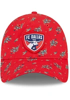 New Era FC Dallas Red Bloom 9TWENTY Womens Adjustable Hat