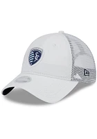 New Era Sporting Kansas City White Mini 9TWENTY Womens Adjustable Hat