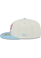 New Era Chicago Bulls Mens White 2T Color Pack 59FIFTY Fitted Hat