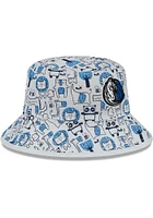 New Era Dallas Mavericks White Zoo Youth Bucket Hat