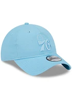 New Era Philadelphia 76ers Color Pack 9TWENTY Adjustable Hat - Light Blue