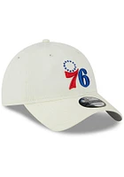 New Era Philadelphia 76ers Core Classic 2.0 9TWENTY Adjustable Hat - White