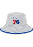 New Era Philadelphia 76ers Grey Game Mens Bucket Hat