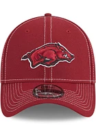 New Era Arkansas Razorbacks Mens Maroon Team Classic 39THIRTY Flex Hat