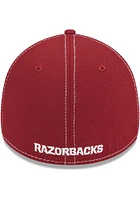 New Era Arkansas Razorbacks Mens Maroon Team Classic 39THIRTY Flex Hat