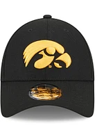 New Era Iowa Hawkeyes The League 9FORTY Classic Adjustable Hat - Black