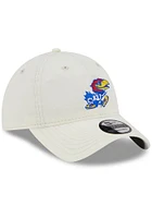 New Era Kansas Jayhawks Core Classic 2.0 9TWENTY Adjustable Hat - White