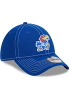 New Era Kansas Jayhawks Mens Blue Team Classic 39THIRTY Flex Hat