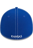 New Era Kansas Jayhawks Mens Blue Team Classic 39THIRTY Flex Hat