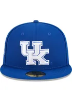 New Era Kentucky Wildcats Mens Blue Patch 59FIFTY Fitted Hat