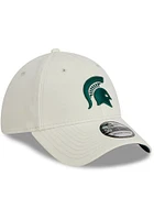 New Era Michigan State Spartans Mens White Classic 39THIRTY Flex Hat