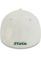New Era Michigan State Spartans Mens White Classic 39THIRTY Flex Hat