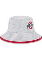 New Era Ohio State Buckeyes Grey Game Mens Bucket Hat