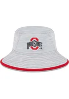 New Era Ohio State Buckeyes Grey Game Mens Bucket Hat