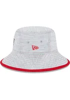 New Era Ohio State Buckeyes Grey Game Mens Bucket Hat