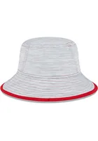 New Era Ohio State Buckeyes Grey Game Mens Bucket Hat