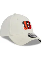 New Era Cincinnati Bengals Mens White Classic 39THIRTY Flex Hat