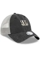 New Era Cincinnati Bengals Black Micro 9TWENTY Womens Adjustable Hat