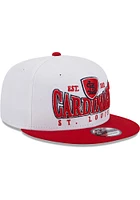 New Era St Louis Cardinals White Crest 9FIFTY Mens Snapback Hat