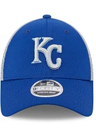 New Era Kansas City Royals Outline 9FORTY Adjustable Hat - Blue