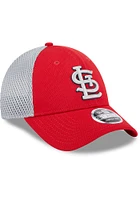 New Era St Louis Cardinals Outline 9FORTY Adjustable Hat - Red