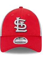New Era St Louis Cardinals Outline 9FORTY Adjustable Hat - Red