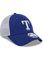 New Era Texas Rangers Outline 9FORTY Adjustable Hat - Blue