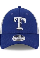 New Era Texas Rangers Outline 9FORTY Adjustable Hat - Blue