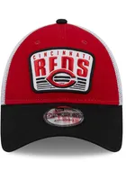 New Era Cincinnati Reds Red JR 2T PATCH 9FORTY Youth Adjustable Hat