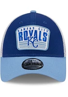 New Era Kansas City Royals Blue JR 2T PATCH 9FORTY Youth Adjustable Hat