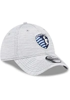 New Era Sporting Kansas City Grey JR Speed 39THIRTY Youth Flex Hat