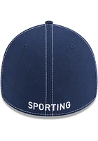 New Era Sporting Kansas City Navy Blue Team Classic 39THIRTY Youth Flex Hat