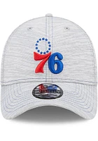 New Era Philadelphia 76ers Grey JR Speed 39THIRTY Youth Flex Hat