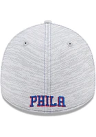 New Era Philadelphia 76ers Grey JR Speed 39THIRTY Youth Flex Hat