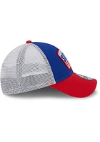 New Era Philadelphia 76ers Blue JR 2T Patch 9FORTY Youth Adjustable Hat