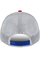 New Era Philadelphia 76ers Blue JR 2T Patch 9FORTY Youth Adjustable Hat