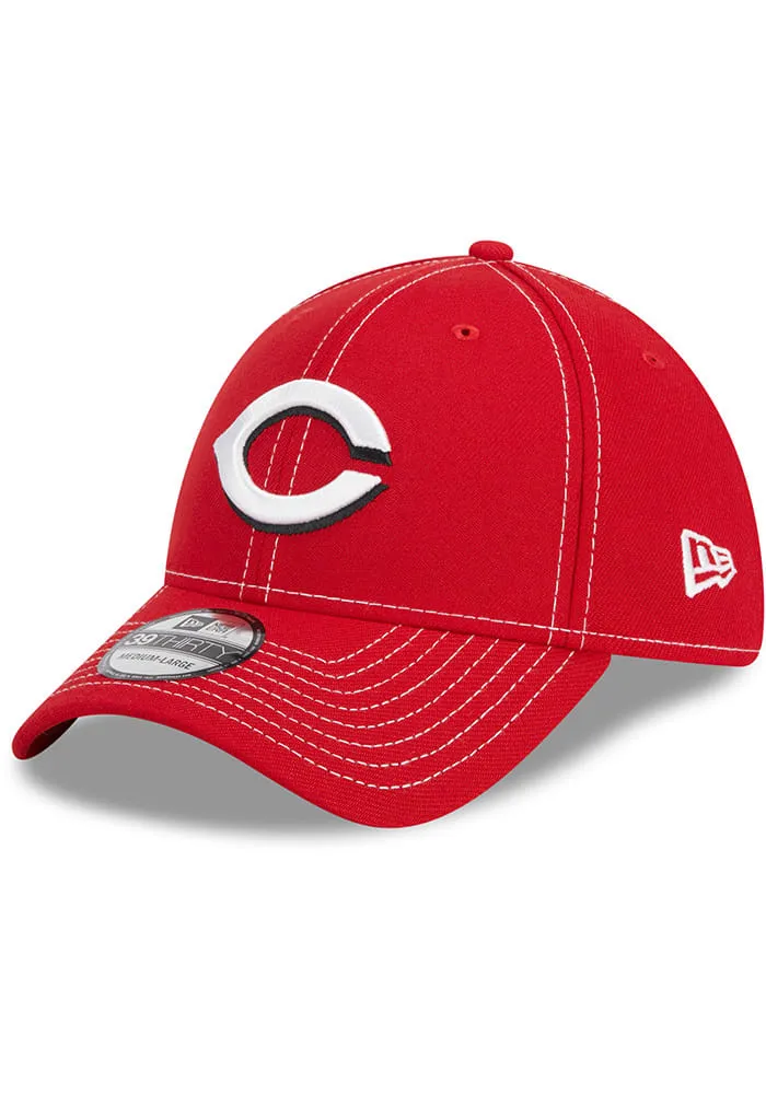 New Era Cincinnati Reds Red Team Classic 39THIRTY Youth Flex Hat