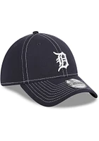 New Era Detroit Tigers Navy Blue Team Classic 39THIRTY Youth Flex Hat