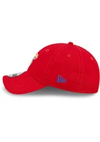 New Era Kansas Jayhawks Red JR Core Classic 2.0 9TWENTY Adjustable Toddler Hat