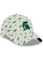 New Era Michigan State Spartans White JR Bloom 9TWENTY Adjustable Toddler Hat
