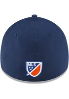 New Era FC Cincinnati Mens Navy Blue Team Classic 39THIRTY Flex Hat