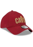 New Era Cleveland Cavaliers Secondary Casual Classic Adjustable Hat - Red