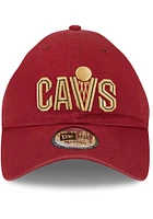 New Era Cleveland Cavaliers Secondary Casual Classic Adjustable Hat - Red