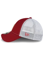 New Era Cleveland Cavaliers Partial Logo Trucker 9FORTY Adjustable Hat - Red
