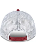 New Era Cleveland Cavaliers Partial Logo Trucker 9FORTY Adjustable Hat - Red